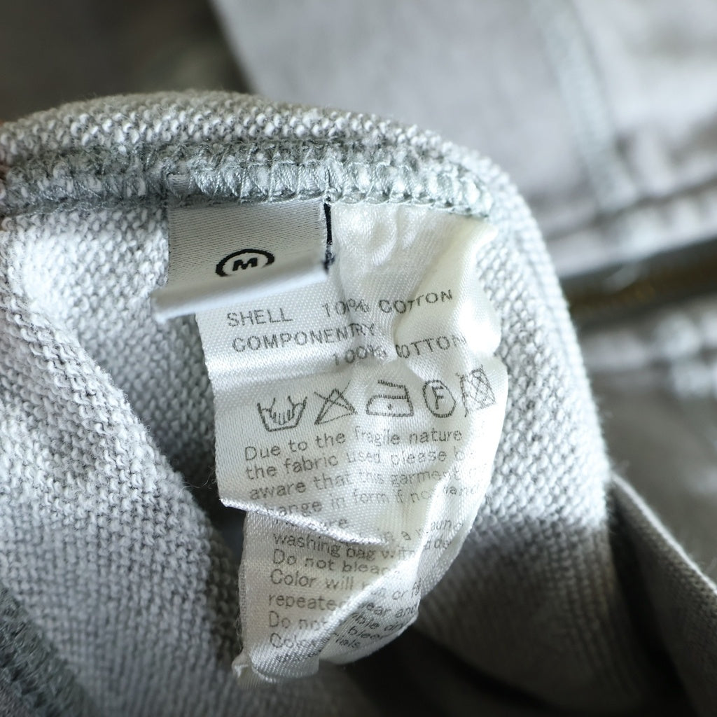 VISVIM(ヴィスヴィム) ■パッチワーク ジップパーカー グレー コットン フーディー レディース