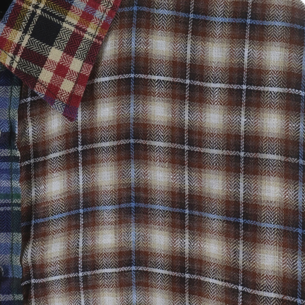 DSQUARED2(ディースクエアード) ■長袖チェックシャツ マルチカラー コットン S74DM0607