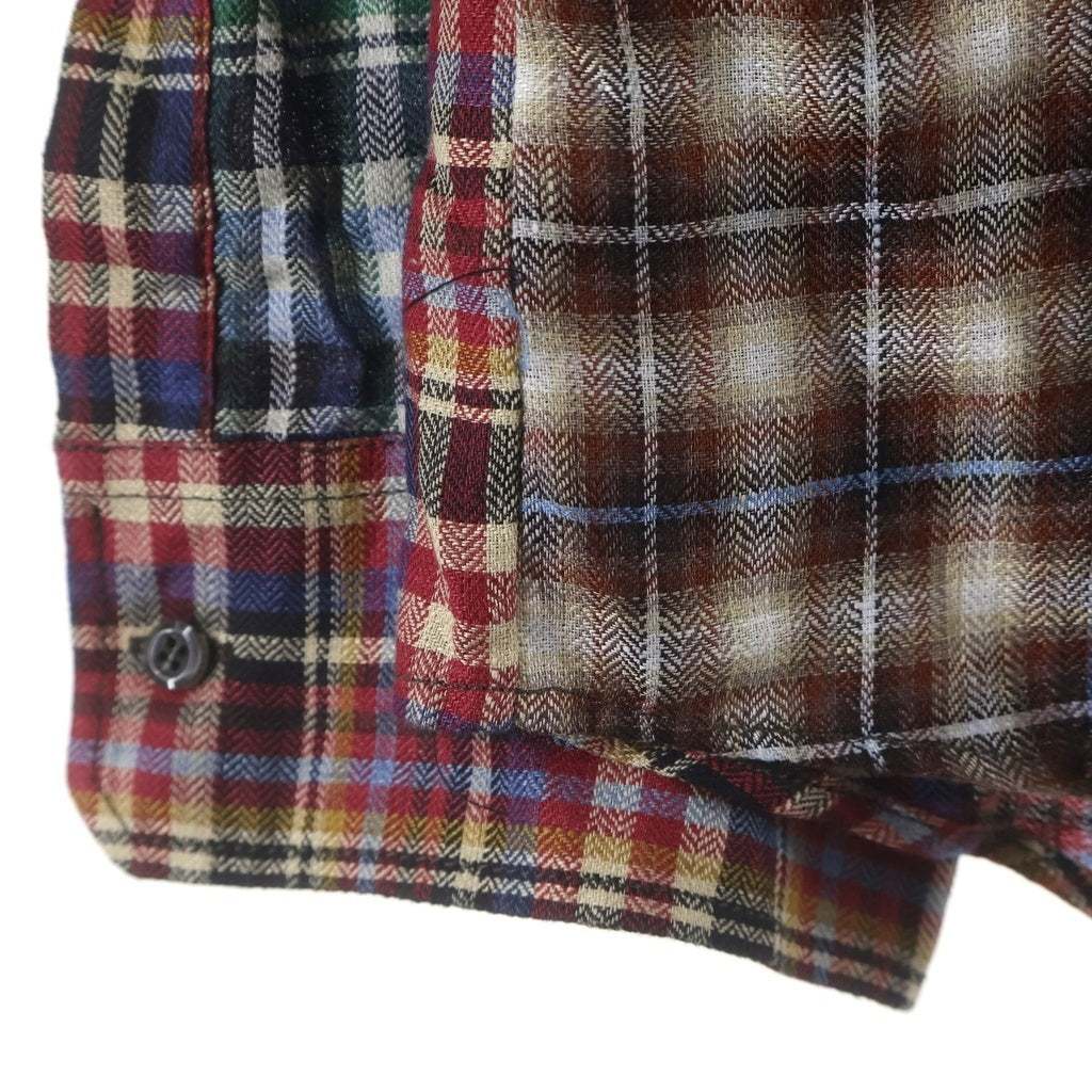 DSQUARED2(ディースクエアード) ■長袖チェックシャツ マルチカラー コットン S74DM0607