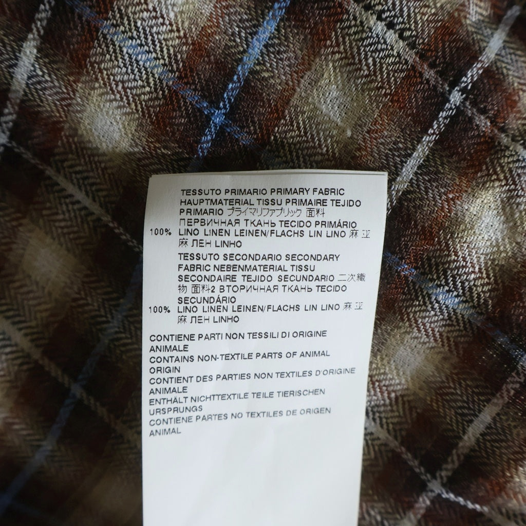 DSQUARED2(ディースクエアード) ■長袖チェックシャツ マルチカラー コットン S74DM0607