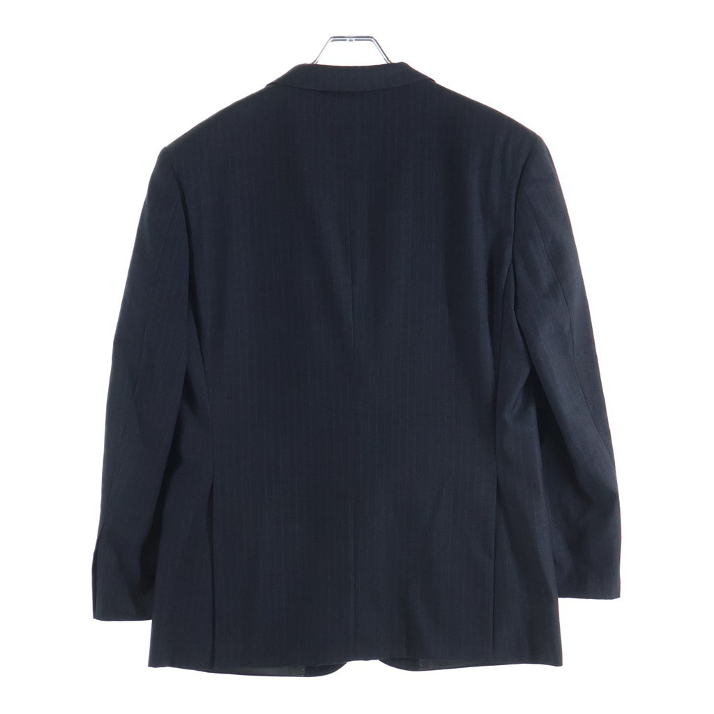 GIORGIO ARMANI(ジョルジオアルマーニ) セットアップスーツ ストライプ柄 ウール 3B テーラードジャケット スラックスパンツ グレー