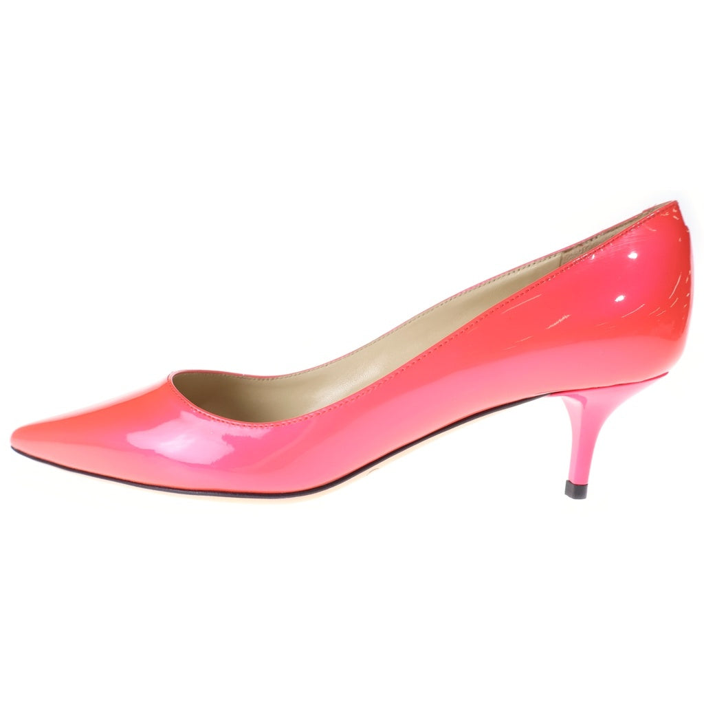 JIMMY CHOO(ジミーチュウ) パテントレザー ヒール パンプス シューズ ピンク レディース