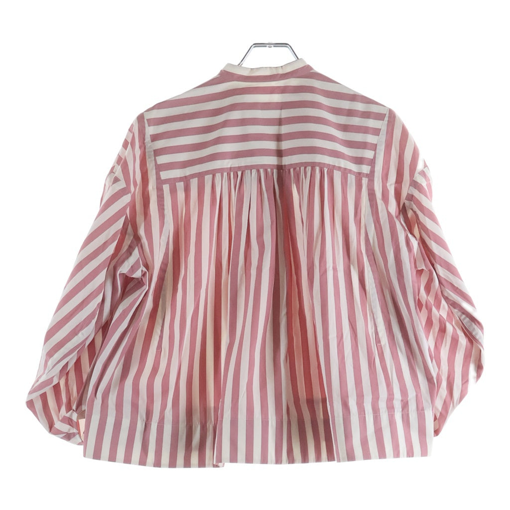 JIL SANDER(ジルサンダー) ストライプシャツ ホワイト×ピンク #32 HS JW NS 0047 HS JW NS 0047 レディース