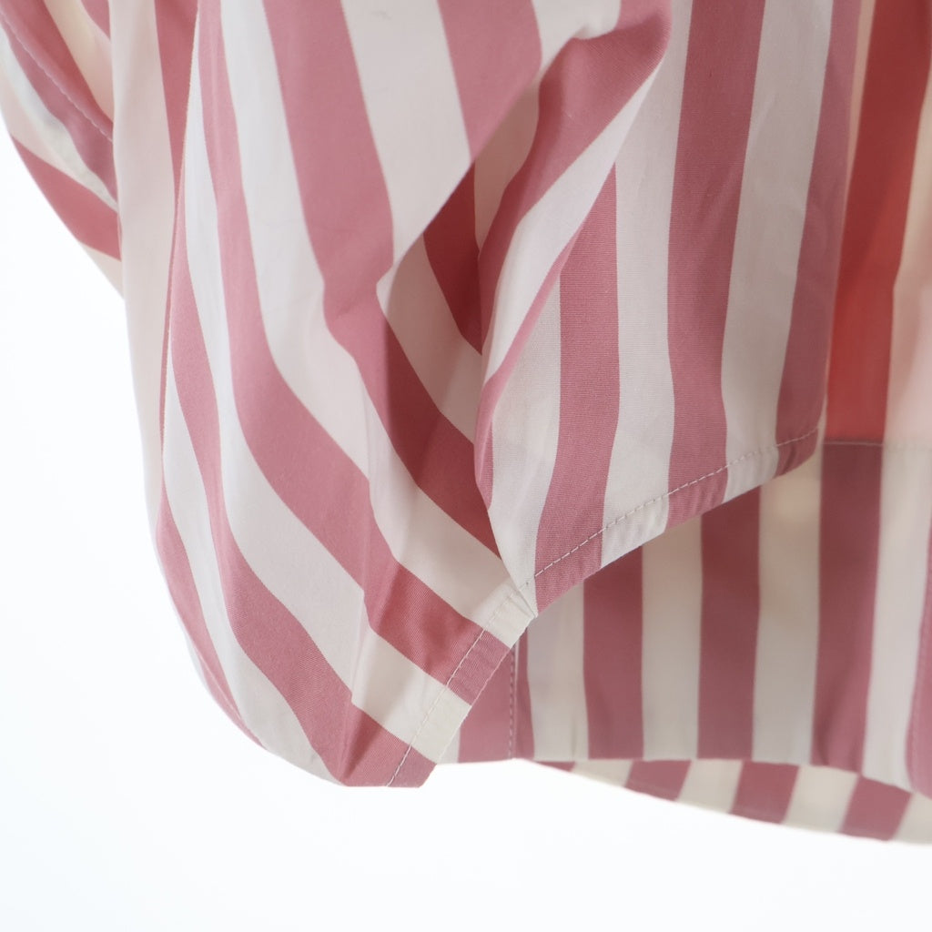 JIL SANDER(ジルサンダー) ストライプシャツ ホワイト×ピンク #32 HS JW NS 0047 HS JW NS 0047 レディース