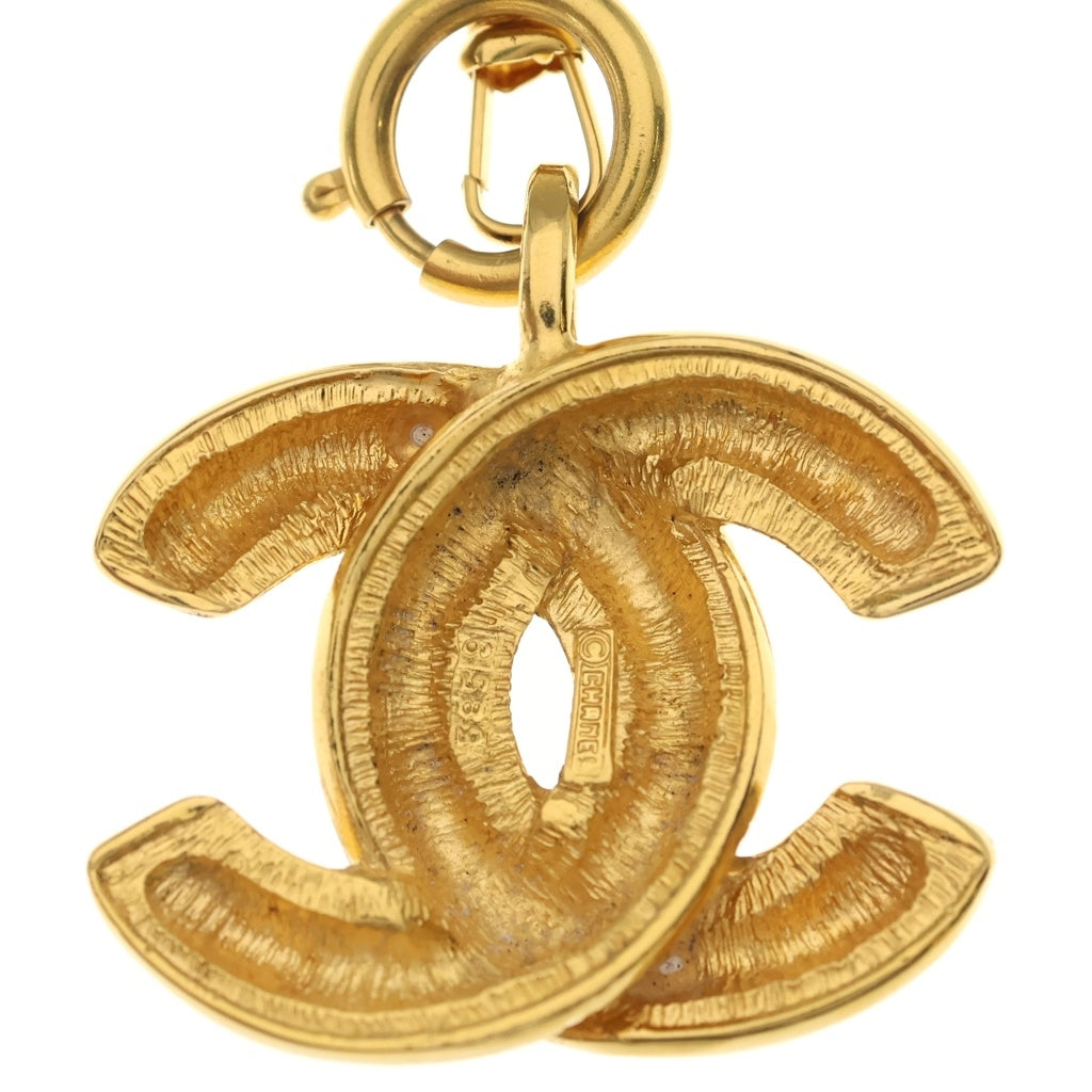 CHANEL(シャネル) ココマーク マトラッセ ネックレス ペンダント チェーン ゴールド GP レディース