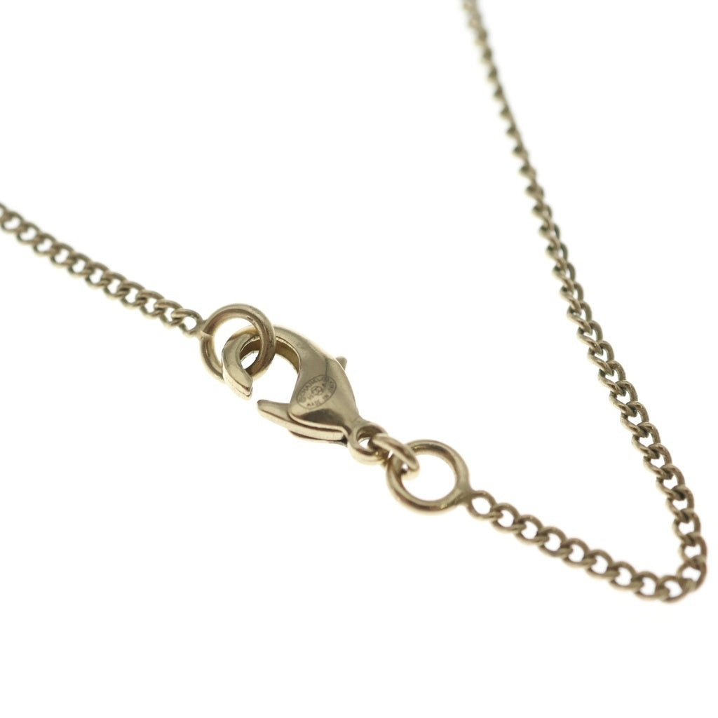 CHANEL(シャネル) カメリア ネックレス ペンダント チェーン ゴールド×ベージュ GP レディース