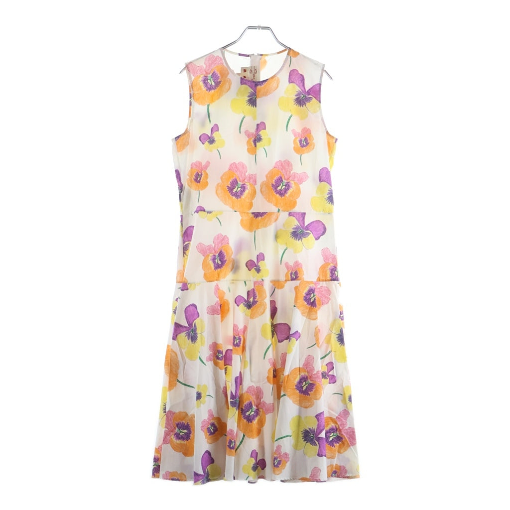 MARNI(マルニ) フラワープリントノースリーブワンピース マルチカラー #40 ABMAT60M00 レディース