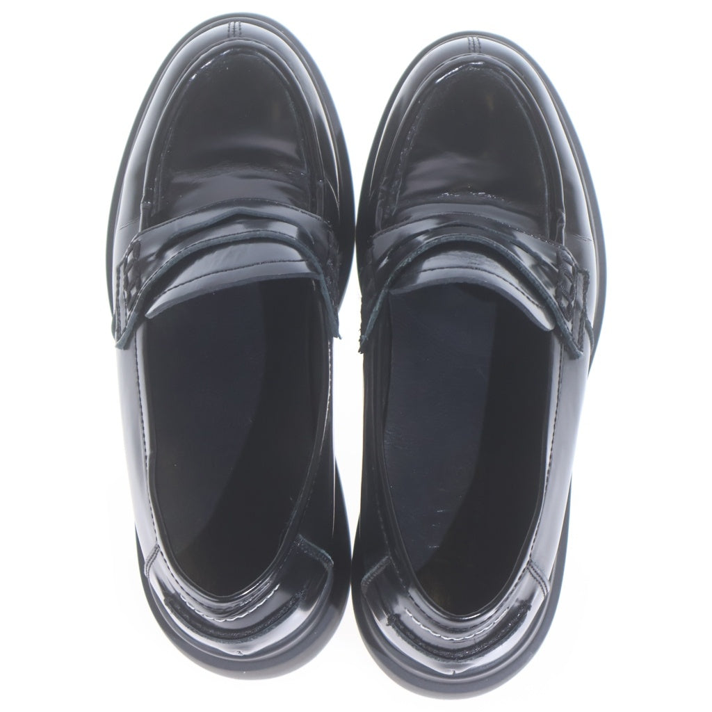 MM6 Maison Margiela(エムエムシックスメゾンマルジェラ) レザー プラットフォーム 厚底 ローカットシューズ ローファー ブラック レディース S59WR0024