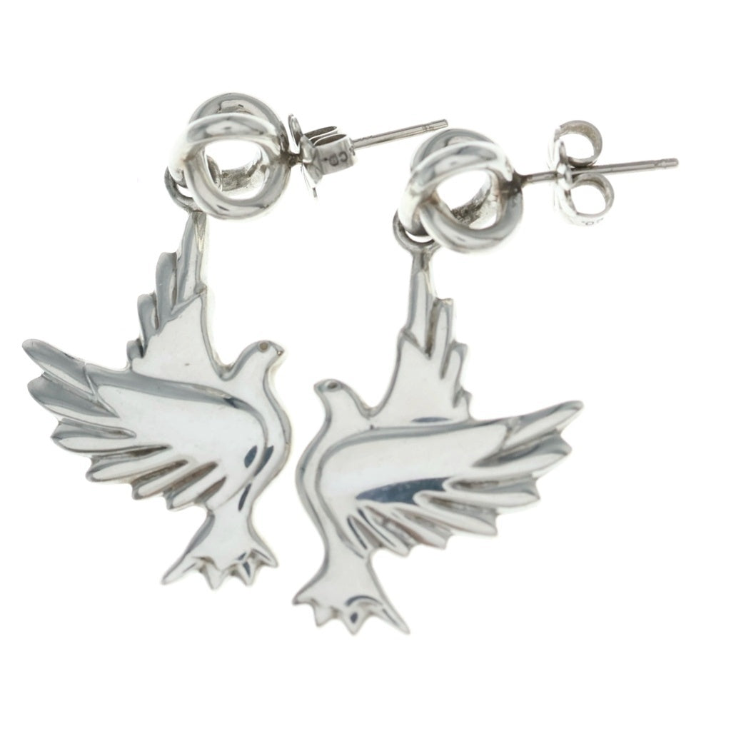 TIFFANY & Co.(ティファニー) ピジョン クロス ピアス 925 シルバー アクセサリー レディース