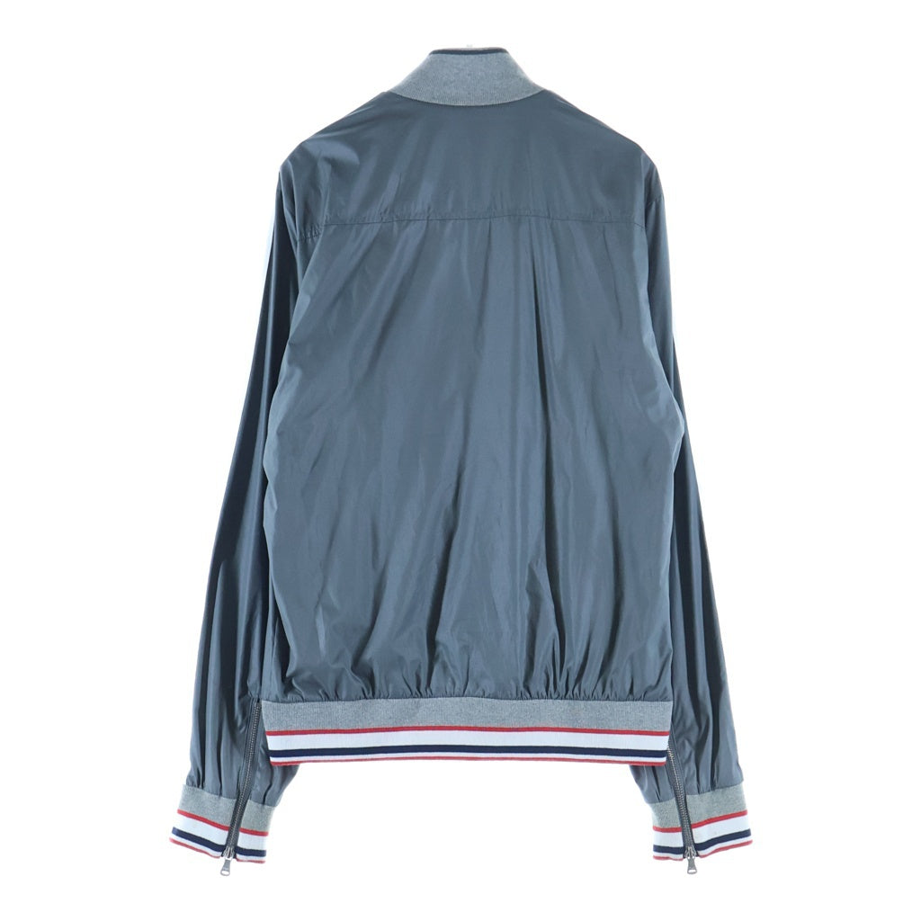 DOLCE & GABBANA(ドルチェアンドガッバーナ) ワッペンロゴ ジップアップ トラックジャケット グレー TRG013/ST479