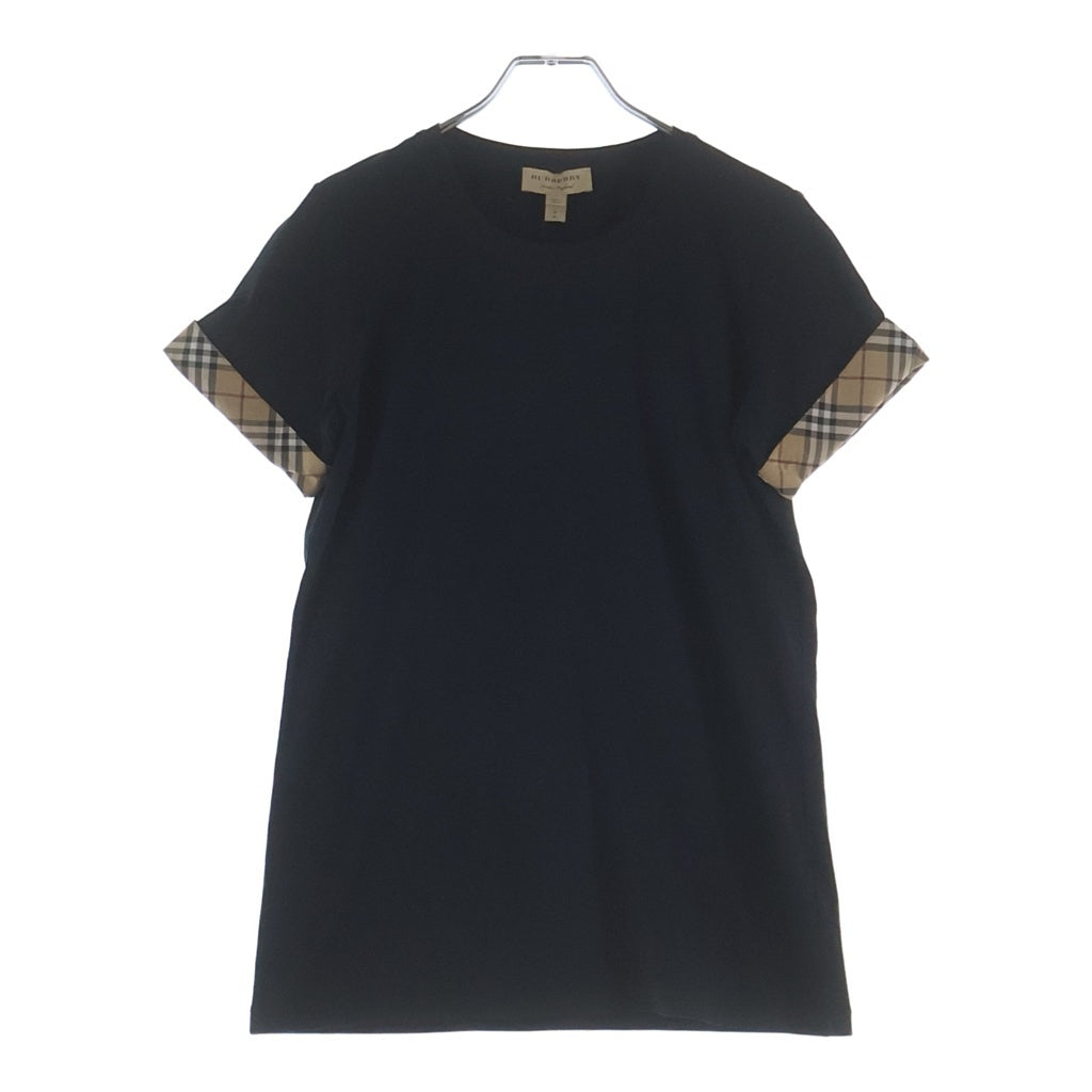 BURBERRY(バーバリー) スリーブチェッククルーネック半袖Tシャツ