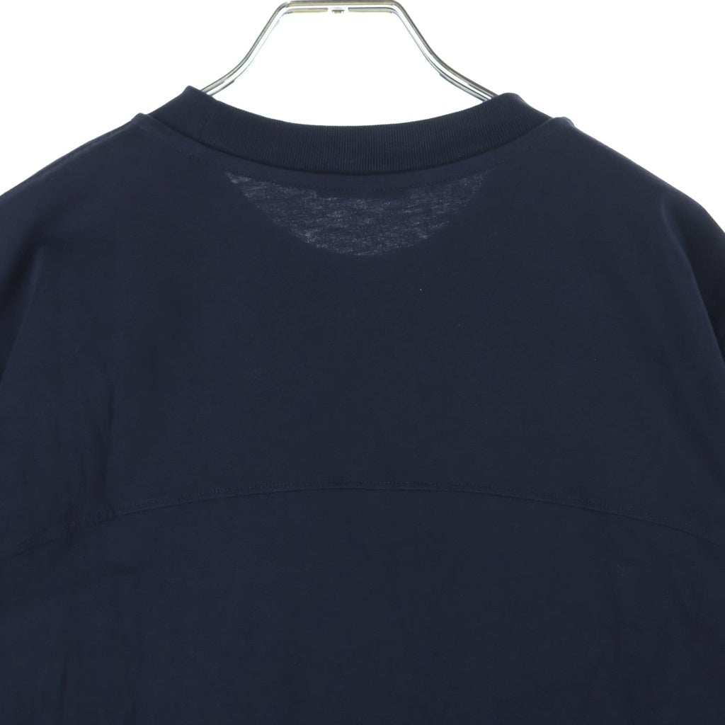 MONCLER(モンクレール) メッシュラインロゴ クルーネック半袖Tシャツ ネイビー I10938C00027