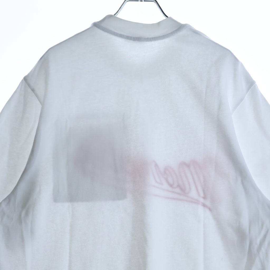 MONCLER(モンクレール) ロゴ刺繍 クルーネック 半袖Tシャツ ホワイト I10918C00005 899H5