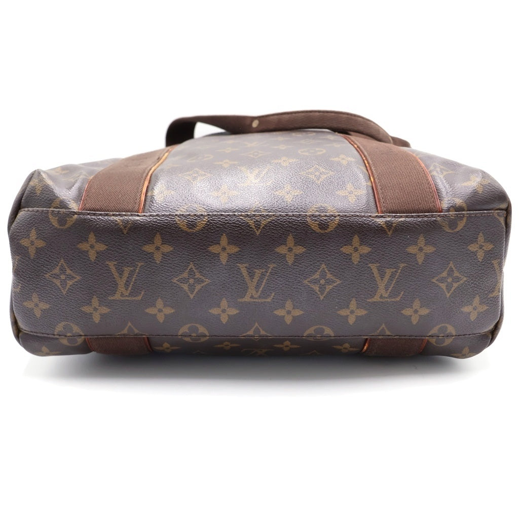 LOUIS VUITTON(ルイヴィトン) モノグラム カバ・ボブール トートバッグ ハンドバッグ ブラウン レザー×PVC M53013 ゴールド金具 レディース