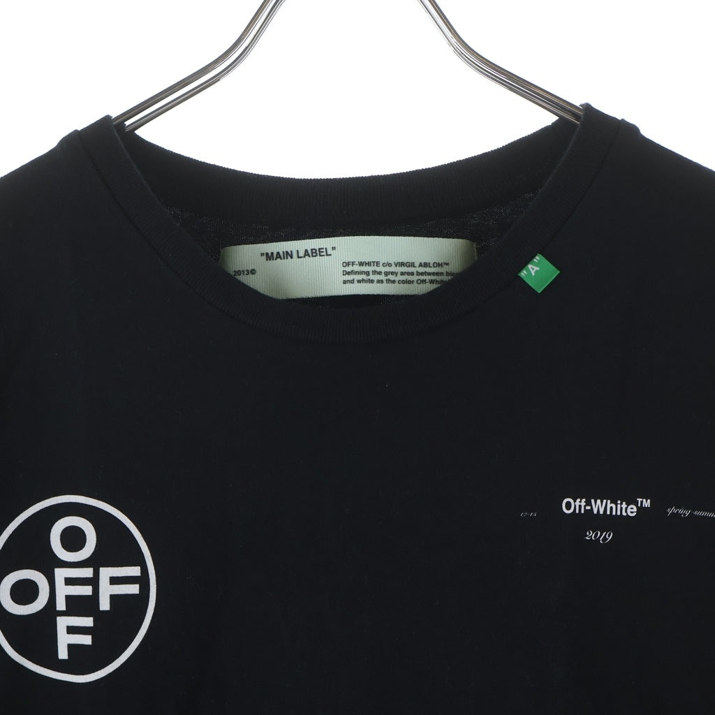 OFF-WHITE(オフホワイト) ステンシルアロー Tシャツ ブラック XS