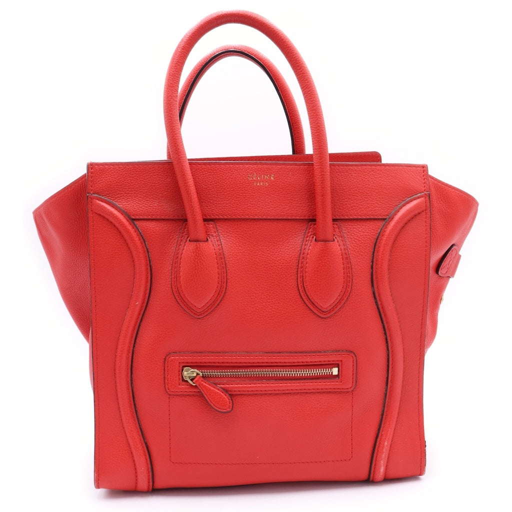 CELINE セリーヌ ハンドバッグ/レッド
