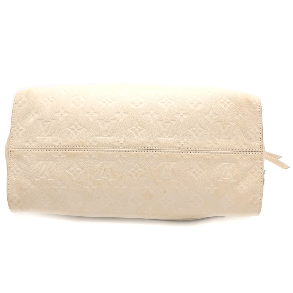 LOUIS VUITTON(ルイヴィトン) モノグラムアンプラント ルミニューズPM 2WAYバッグ ハンドバッグ ショルダーバッグ アイボリー レザー M93411 ゴールド金具 レディース