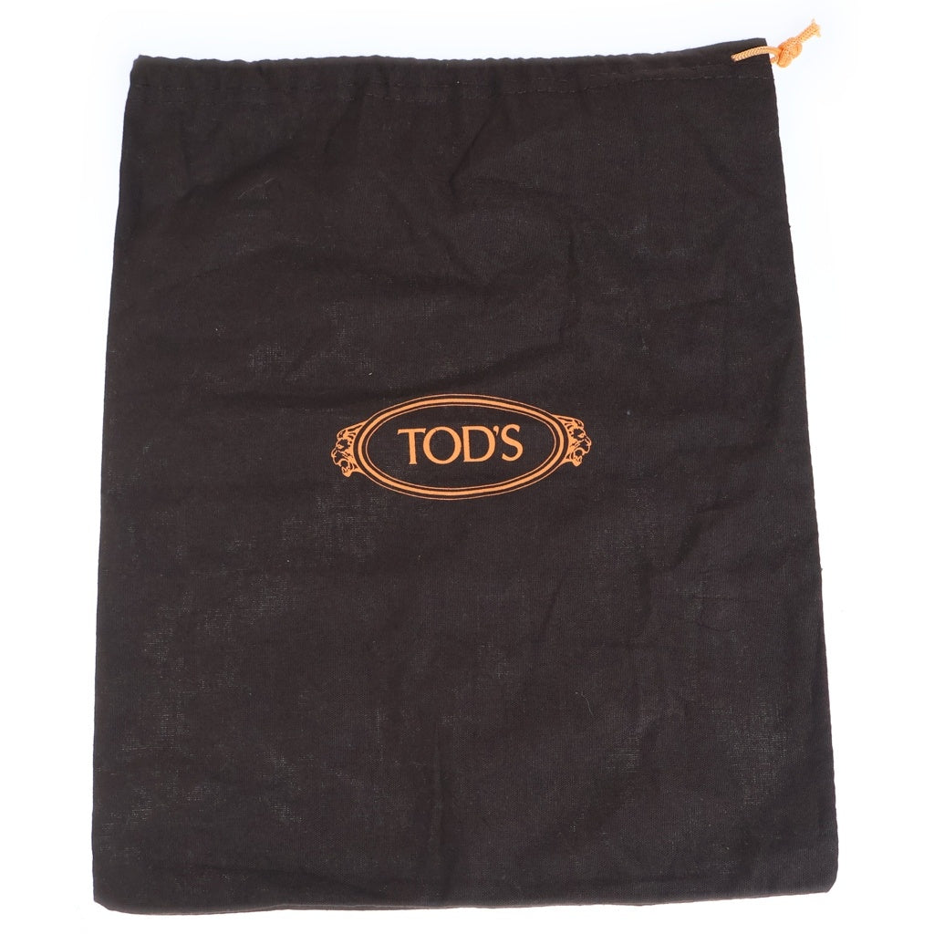 TOD'S(トッズ) レザーショートブーツ ブラック レザー 靴 レディース