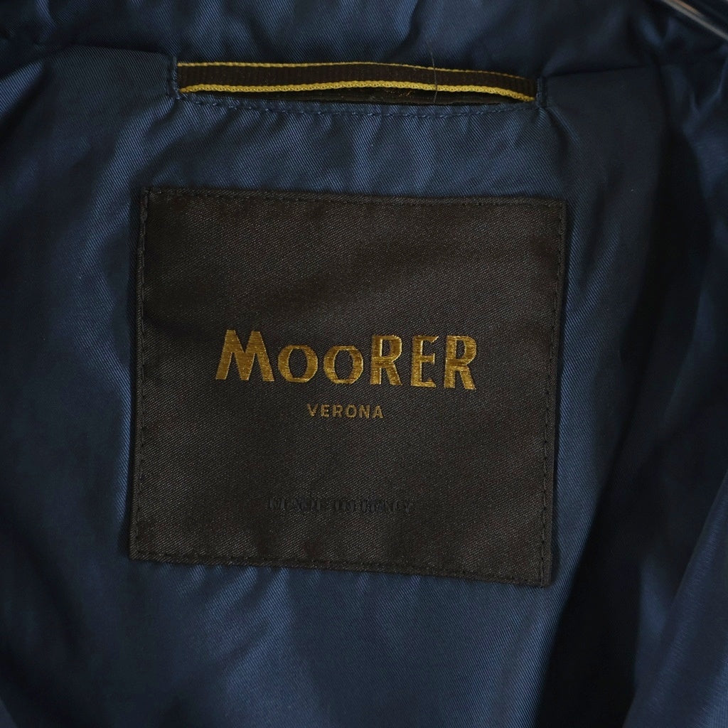 MOORER(ムーレー) ZED-KM ナイロン ジップアップジャケット ネイビー