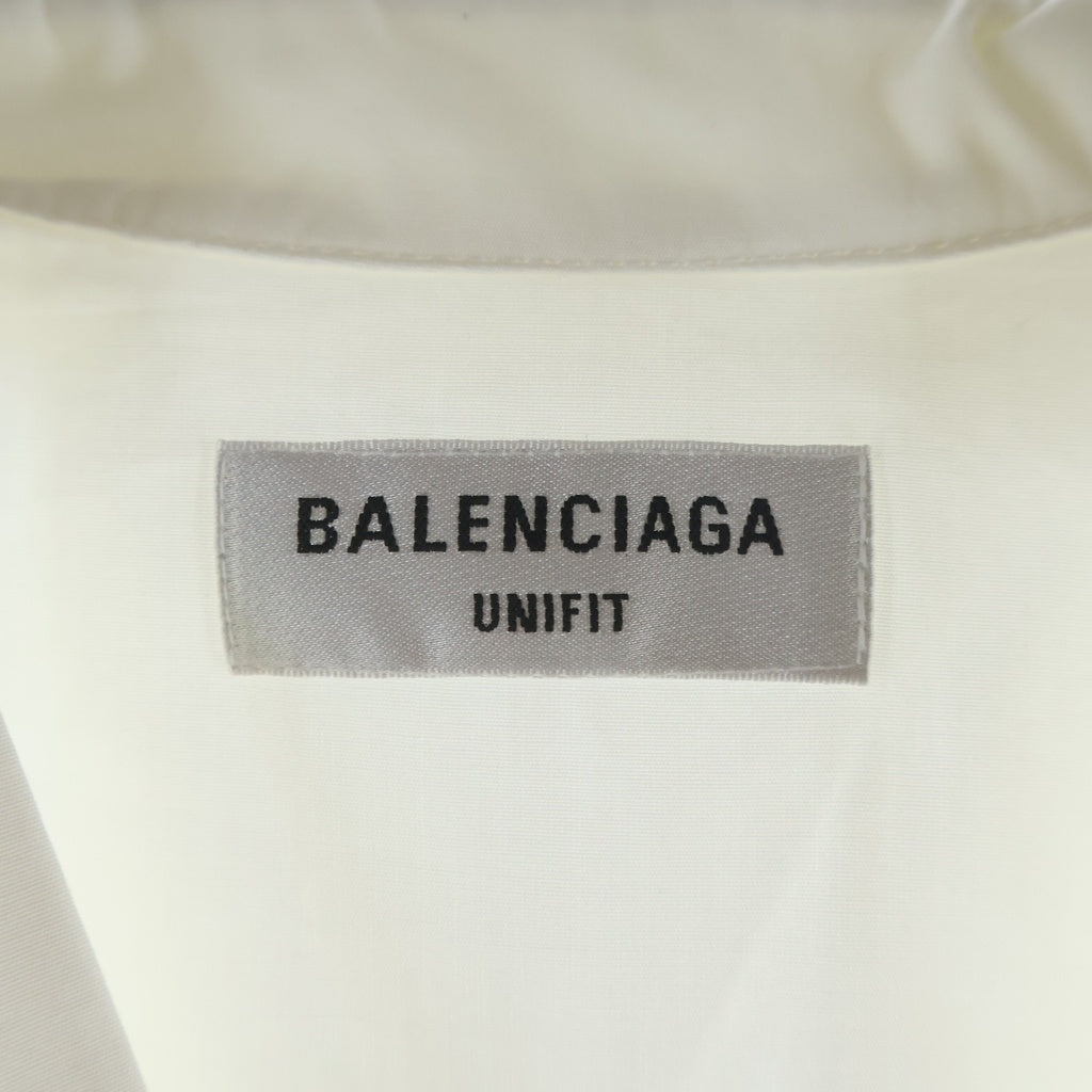 BALENCIAGA(バレンシアガ) アシンメトリーオーバーシャツ ホワイト #XXS 663034 レディース