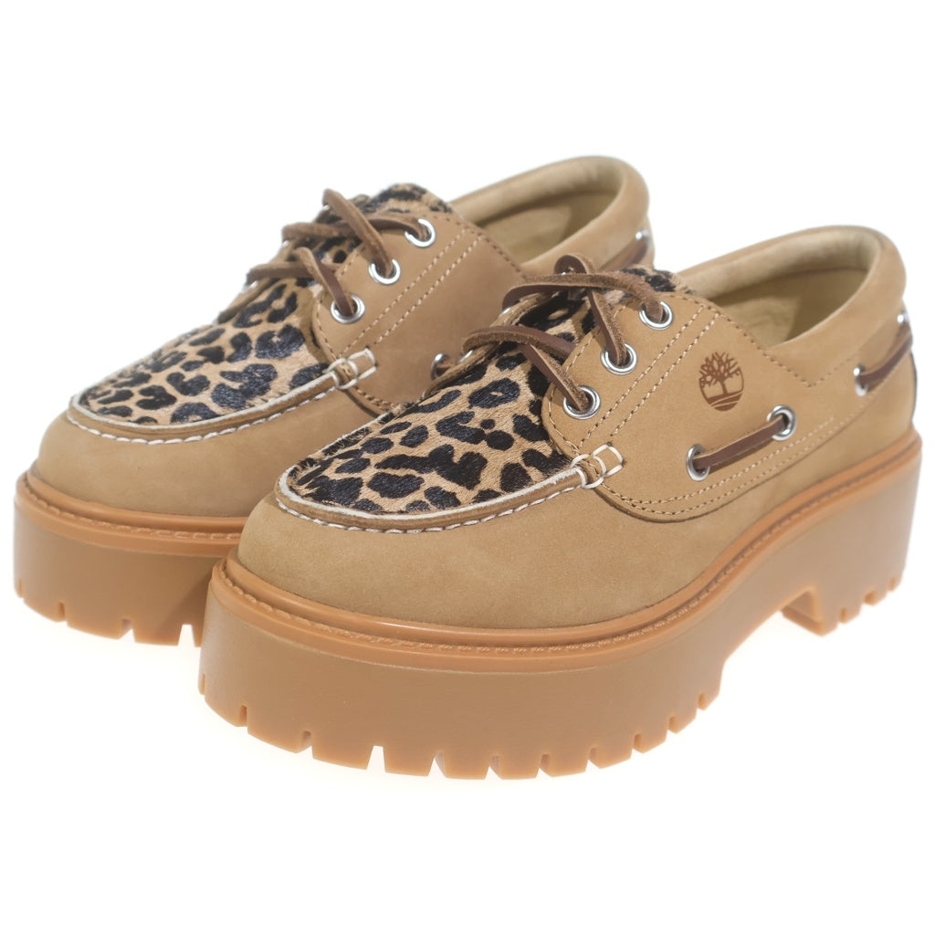 Timberland(ティンバーランド) ストーンストリート スエード ボートシューズ ブラウンベージュ #23 レディース