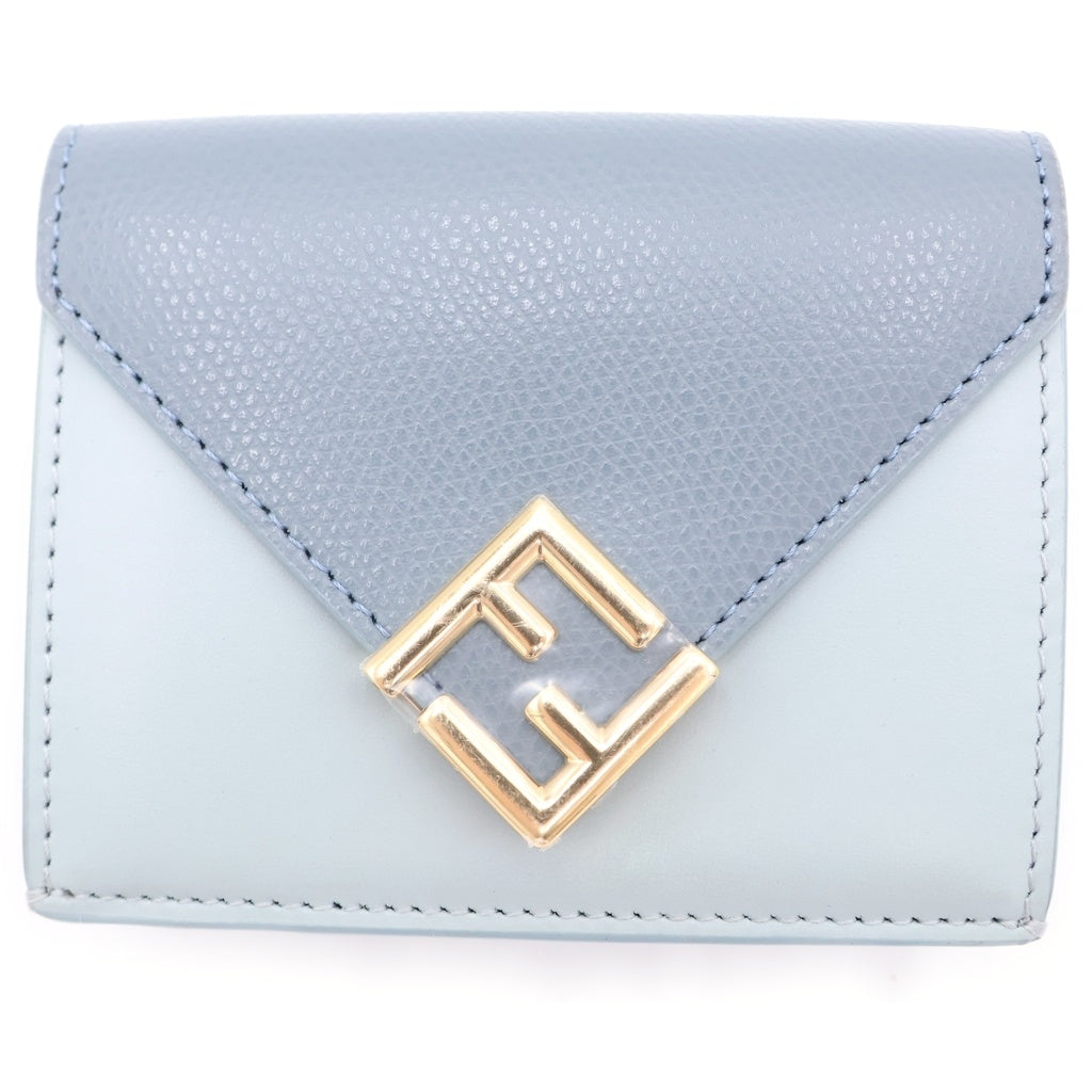 FENDI(フェンディ) FFダイヤモンド コンパクトウォレット 三つ折り財布 