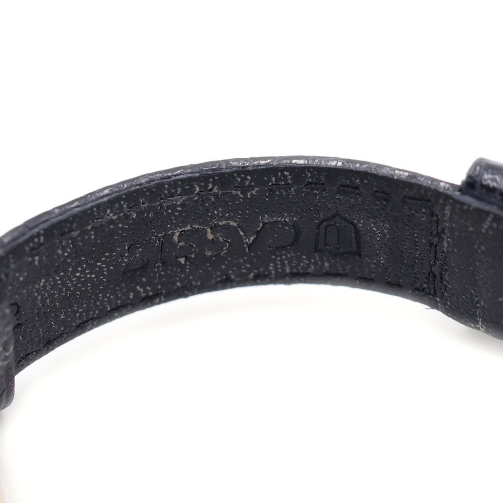 Cartier(カルティエ) マストタンクSM シルバーギルト ホワイト文字盤 レザーベルト クォーツウォッチ 腕時計 ゴールド/ブラック W1008354 レディース