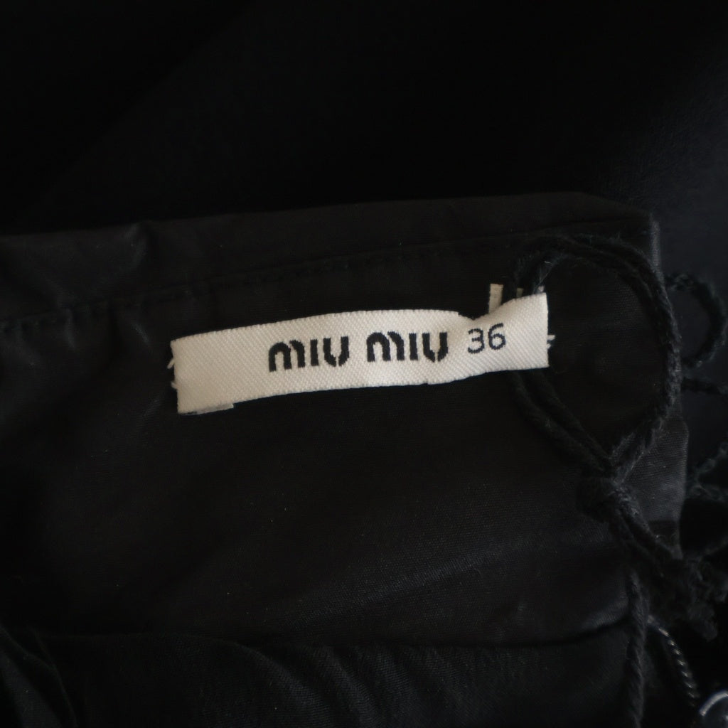 miumiu(ミュウミュウ) ■ワンピース ブラック 36 レディース