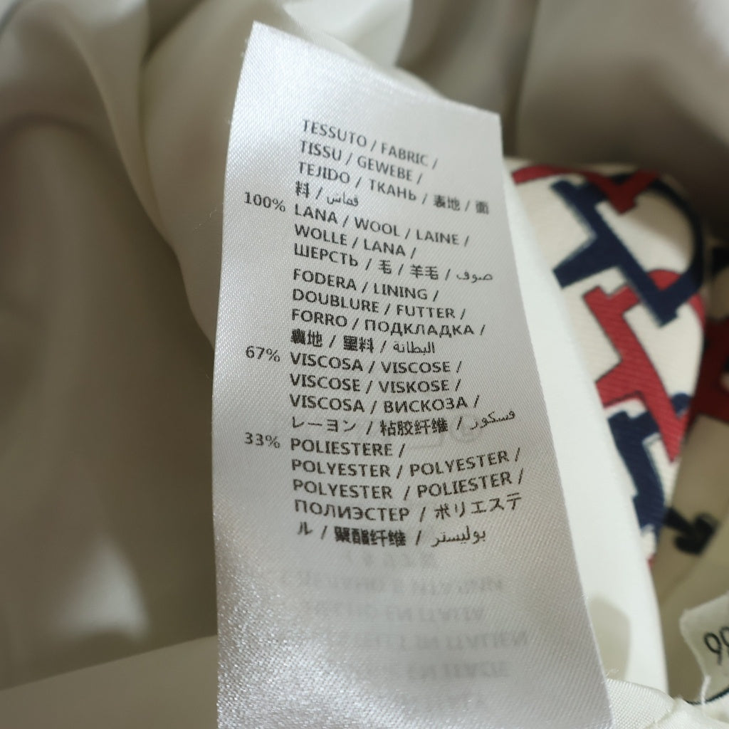 GUCCI(グッチ) ホースビット ひざ丈タイトスカート アイボリー×ネイビー×ピンク 36 448279 ZHX81 レディース