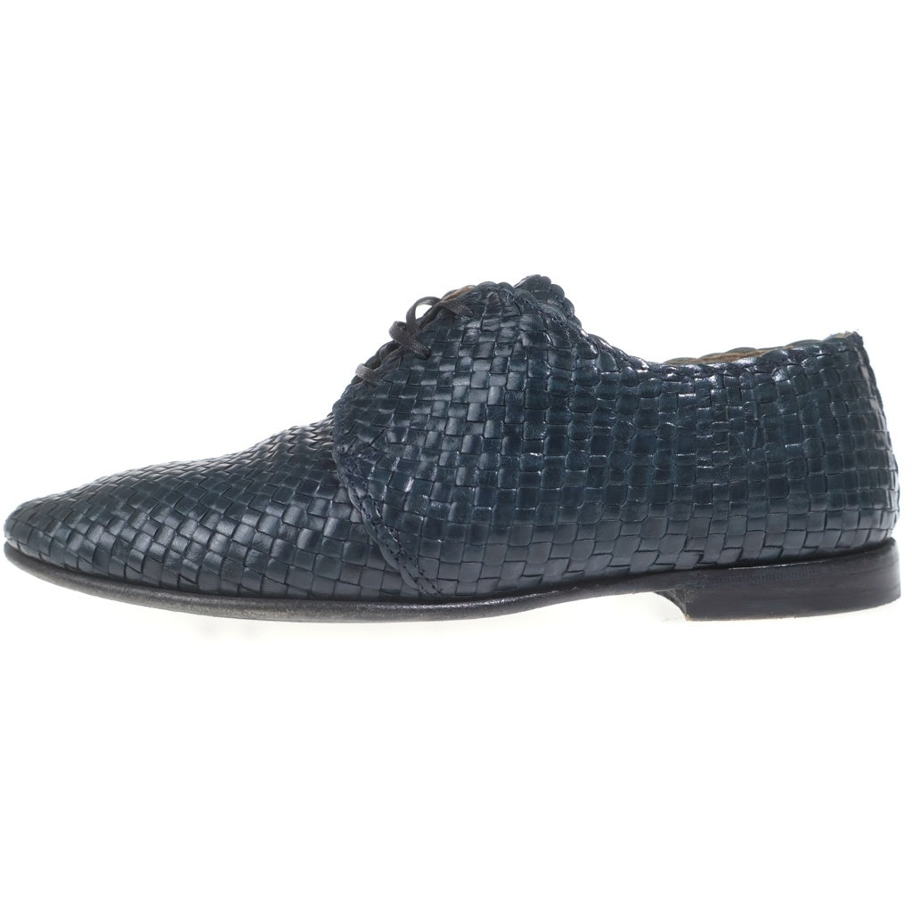 DOLCE & GABBANA(ドルチェアンドガッバーナ) レザーシューズ ネイビー #9