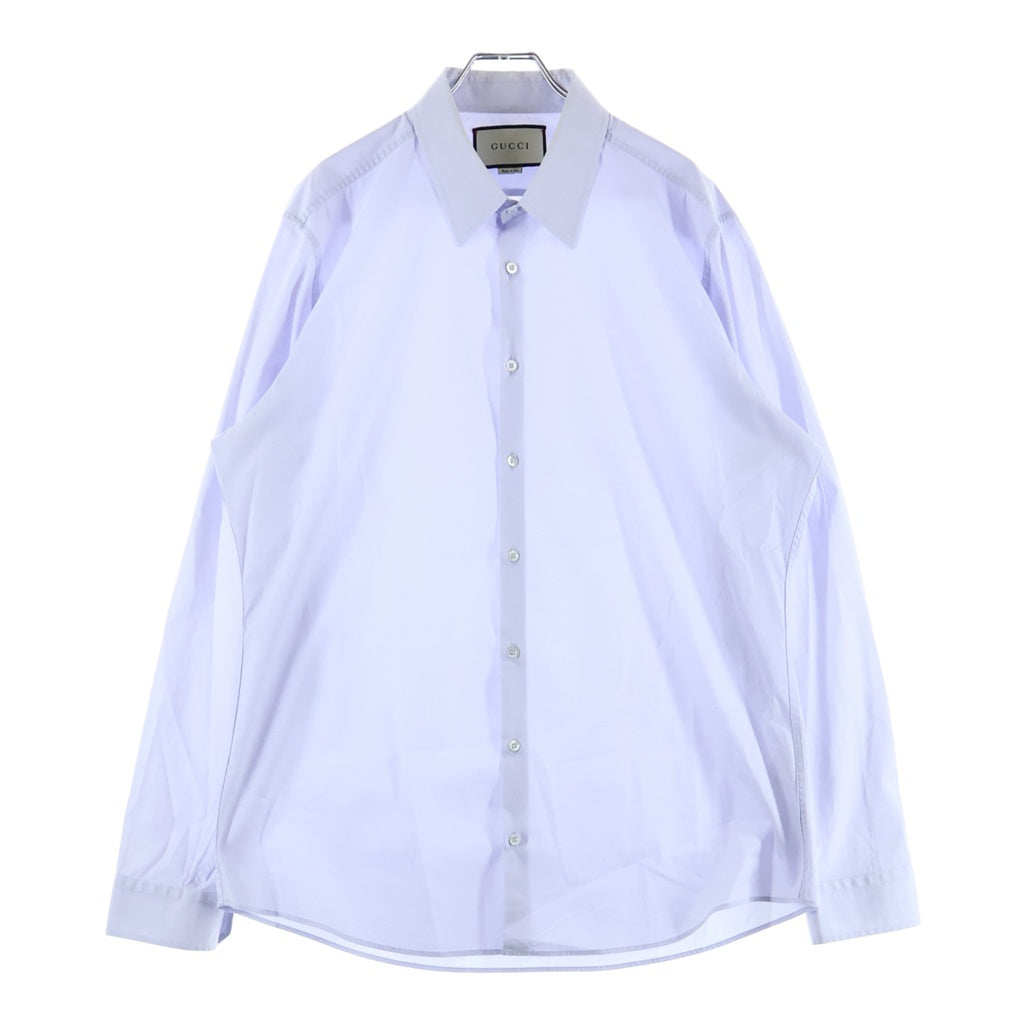 GUCCI(グッチ) 長袖シャツ ライトパープル #43 377685 Z4656