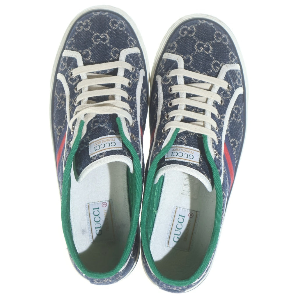 GUCCI(グッチ) テニス1977 ローカットスニーカー インディゴブルー #9