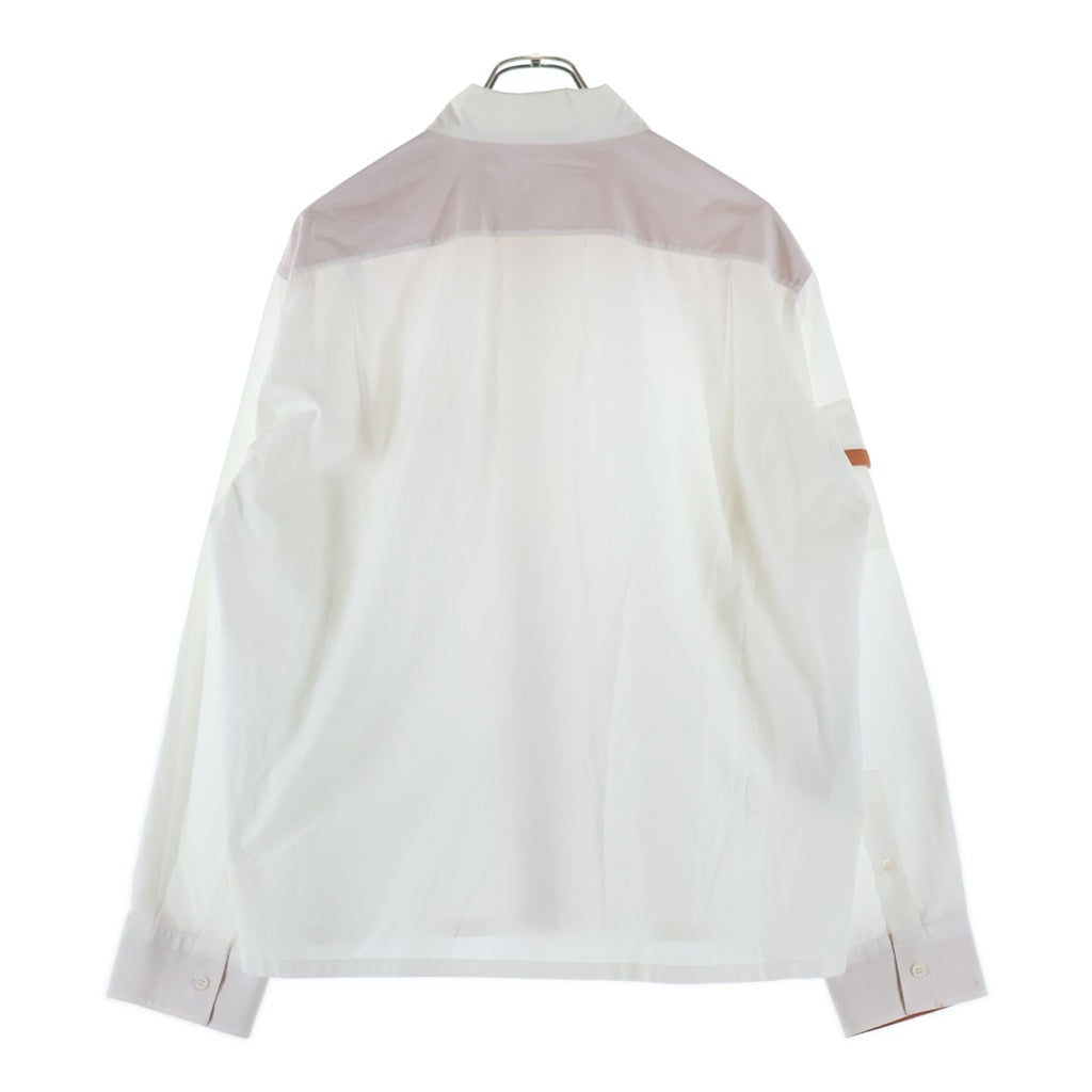 MARNI(マルニ) バイカラーシャツ ホワイト×オレンジ #48 レディース