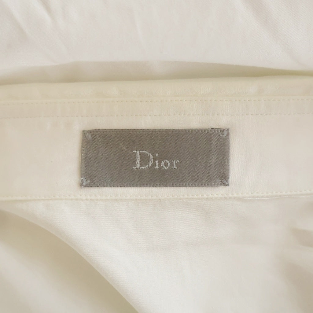 Dior HOMME(ディオールオム) bee刺繍 長袖シャツ ホワイト #41