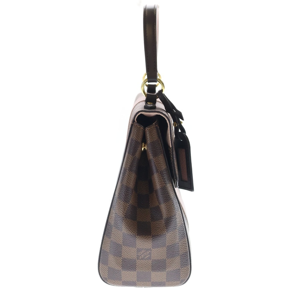 LOUIS VUITTON(ルイヴィトン) ダミエ ボンド ストリート 2WAYバッグ ハンドバッグ ショルダーバッグ ブラウン×ピンク レザー×PVC N64417 ゴールド金具 レディース