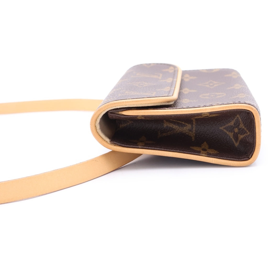 LOUIS VUITTON(ルイヴィトン) ポシェットフロランティーヌ モノグラム ウエストポーチ ボディバッグ ブラウン M51855 レディース