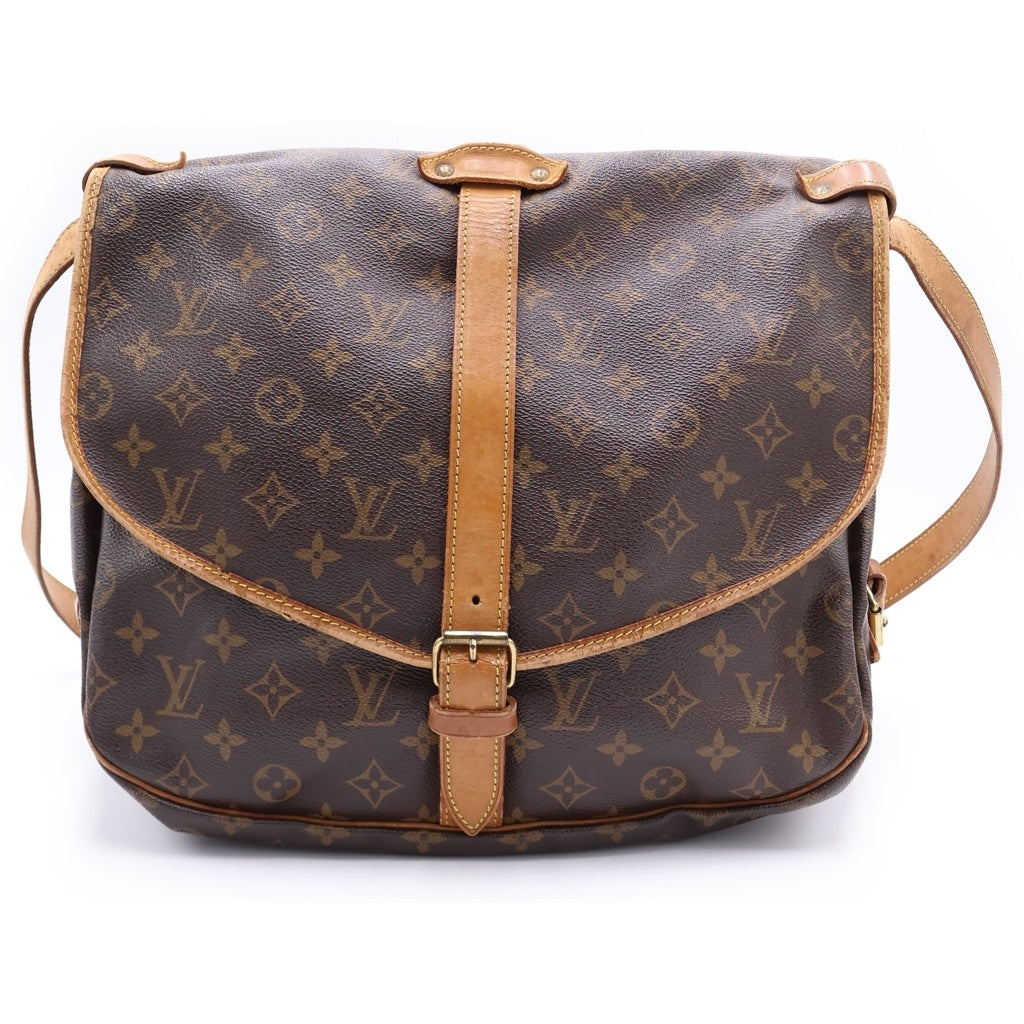 Louis Vuitton メッセンジャーバッグ ソミュール LOUIS VUITTON(ルイヴィトン) ソミュール35 モノグラム PVC レザー
