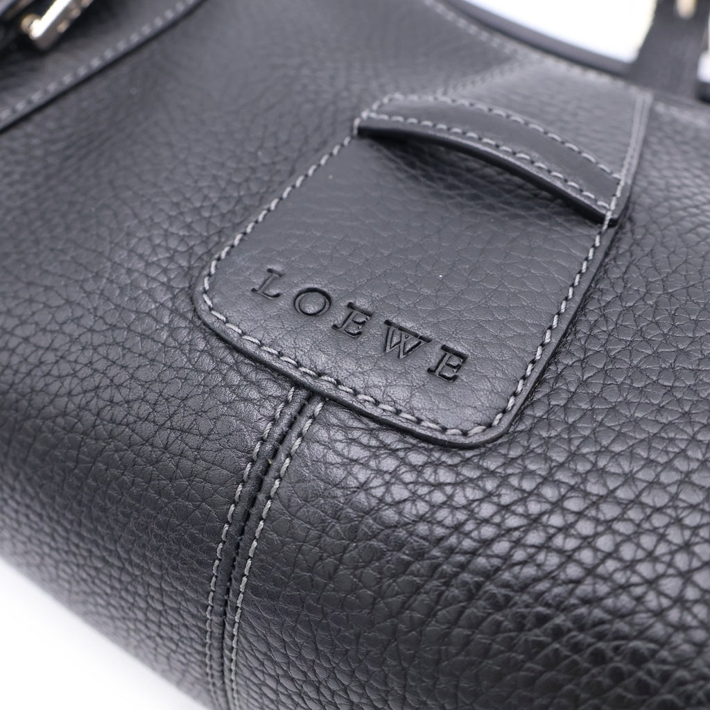 LOEWE(ロエベ) センダ ハンドバッグ ブラック レザー シルバー金具 レディース
