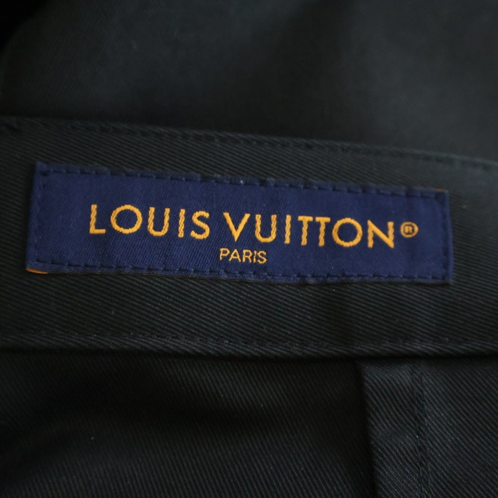 LOUIS VUITTON(ルイヴィトン) 25SS シグネチャー チノパンツ トラウザー ブラック #46 RM252MV QYV HTP33W