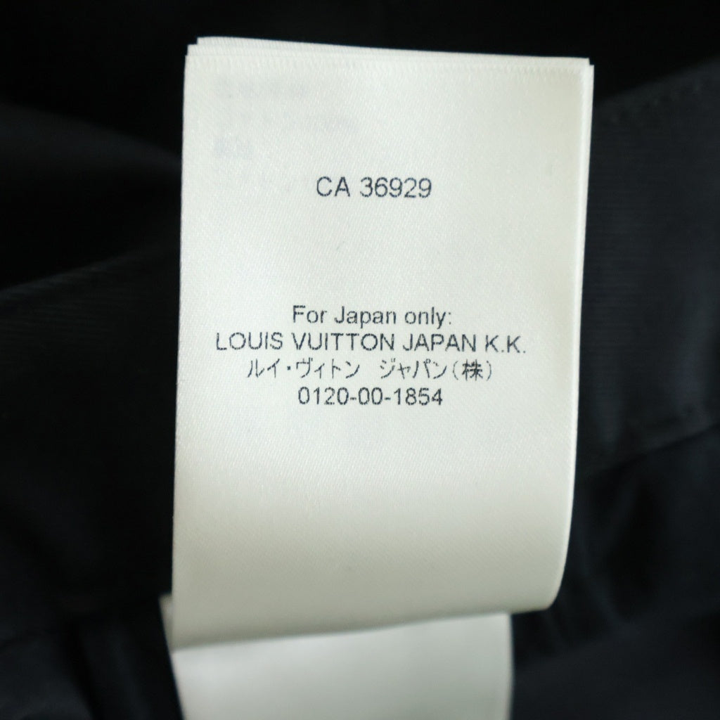 LOUIS VUITTON(ルイヴィトン) 25SS シグネチャー チノパンツ トラウザー ブラック #46 RM252MV QYV HTP33W