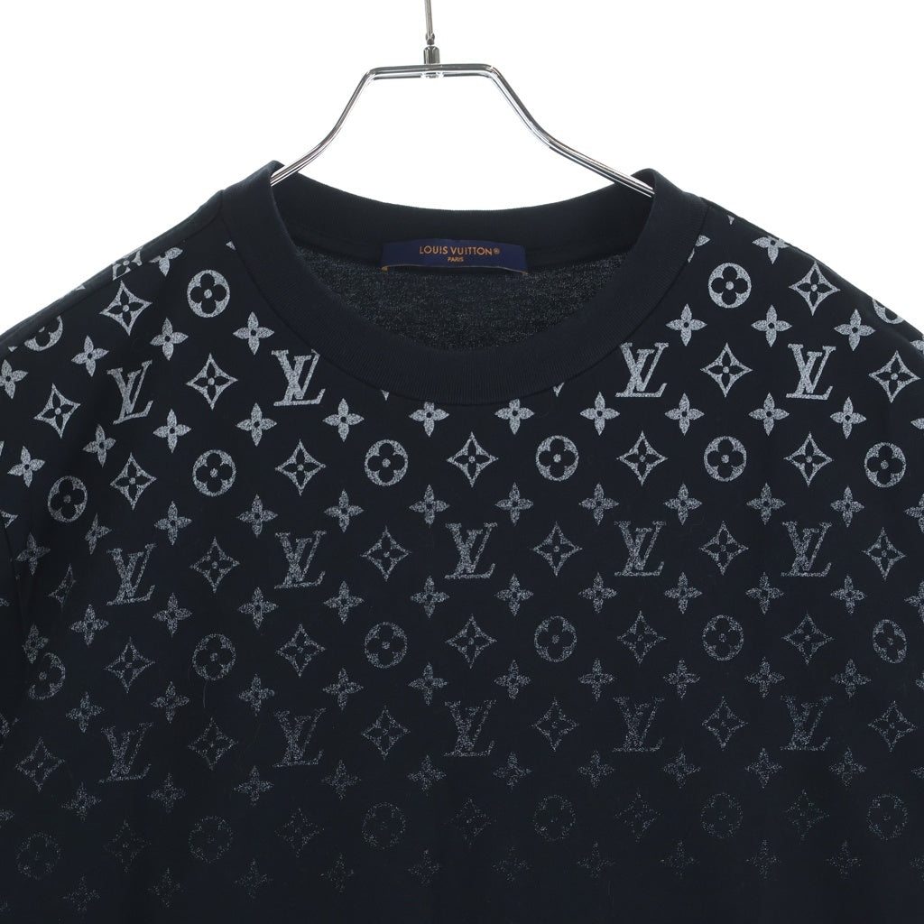 LOUIS VUITTON(ルイヴィトン) モノグラムグラディエント 半袖Tシャツ ブラック #L RM242MQ FSB HQY42W
