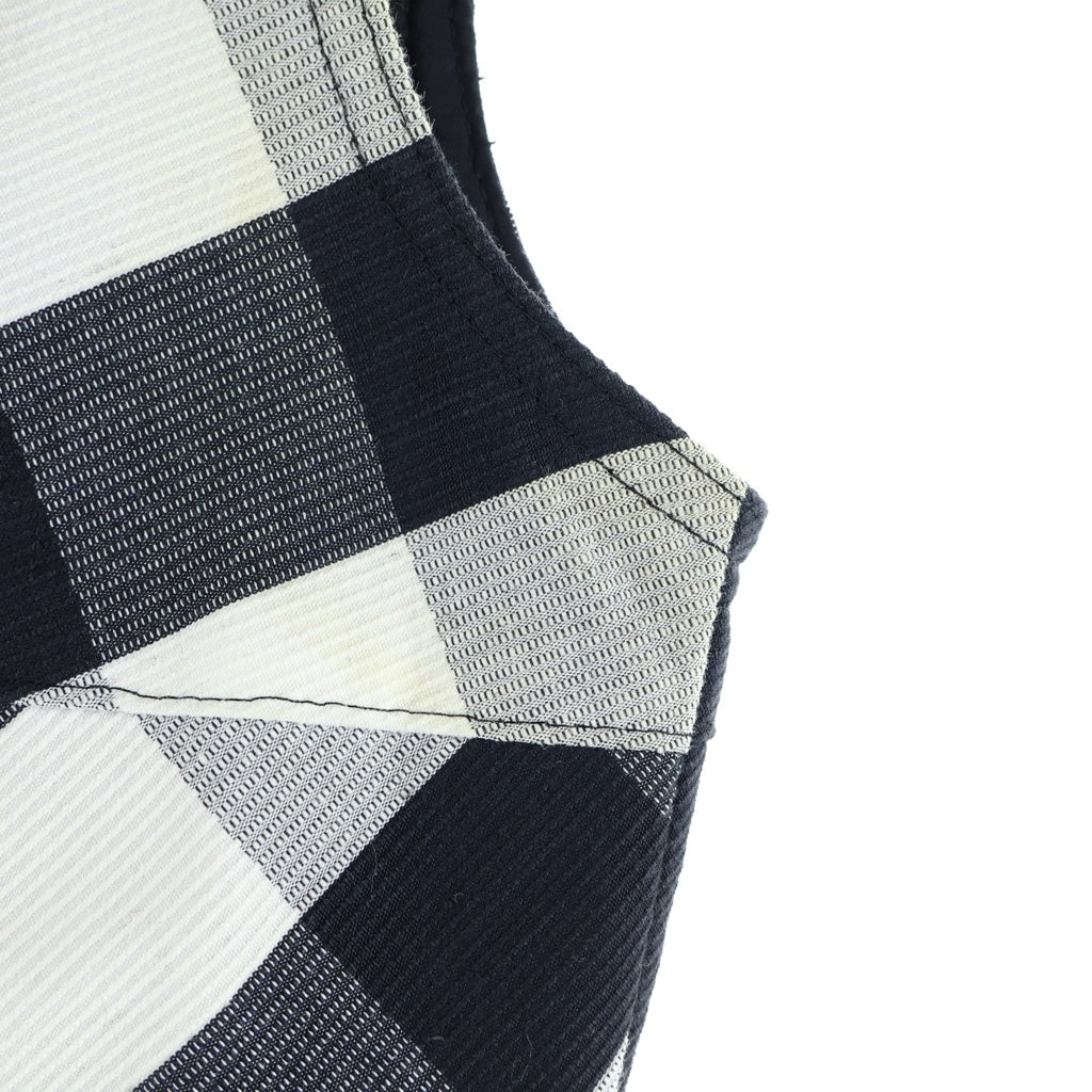BURBERRY LONDON(バーバリーロンドン) ノースリーブワンピース ブラック×ホワイト #40 FMA19ー060ー09 レディース