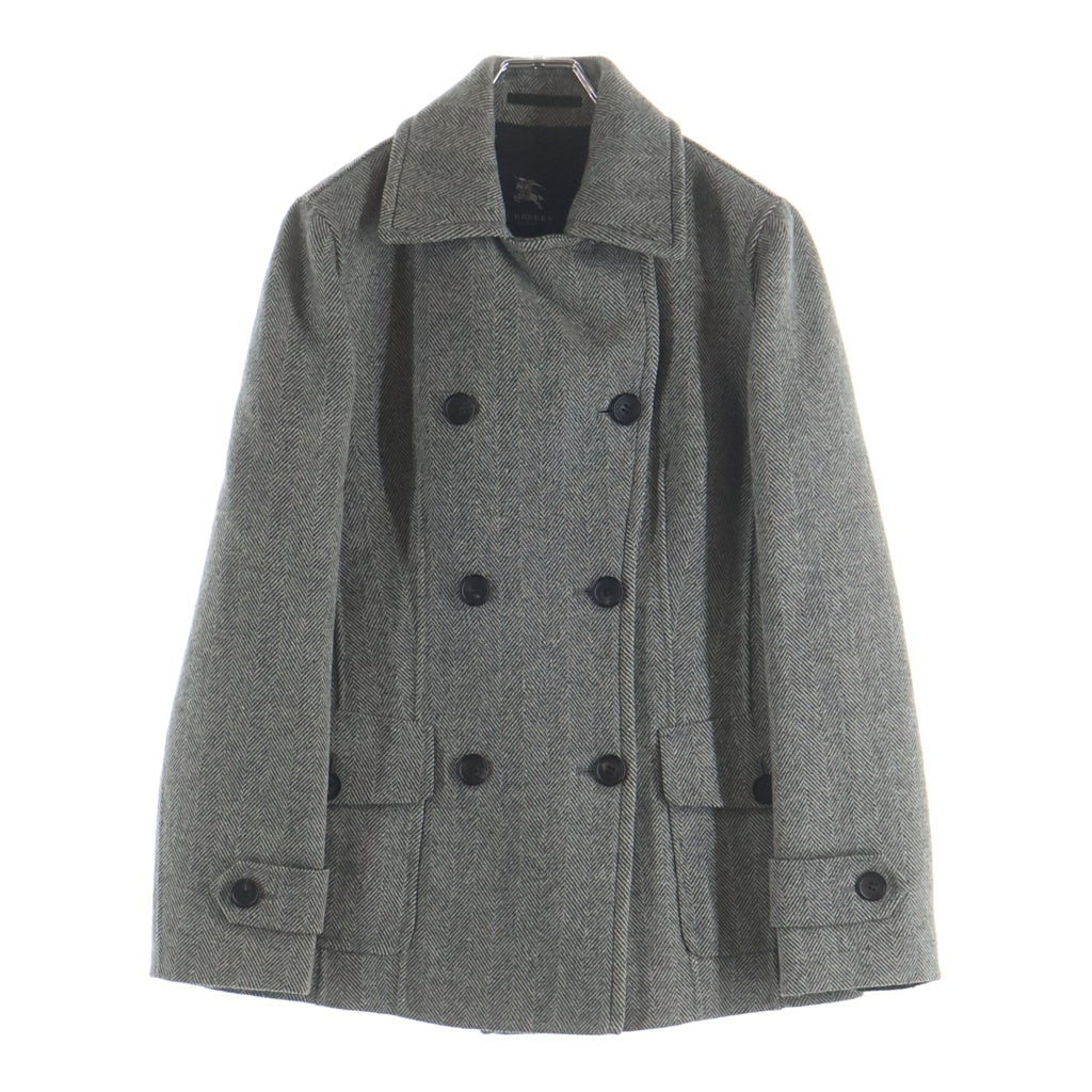 BURBERRY LONDON(バーバリーロンドン) ツイードピーコート グレー #40 FN022-075-07 レディース