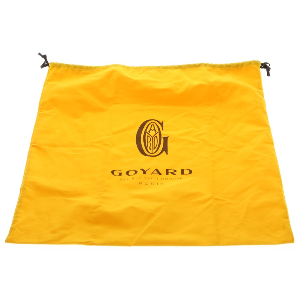 GOYARD(ゴヤール) アンジュPM リバーシブル PVC コーティングキャンバス レザートートバッグ ブラック/ブラウン レディース