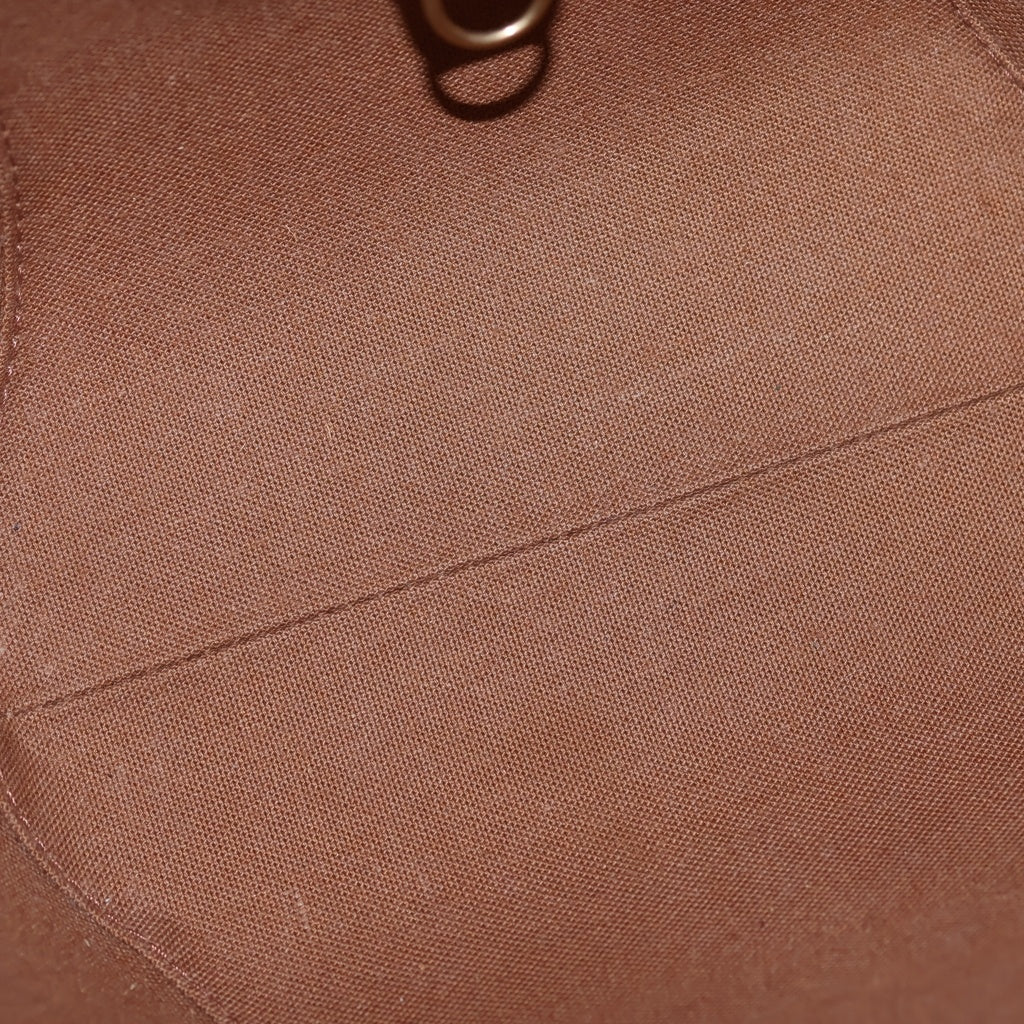LOUIS VUITTON(ルイヴィトン) モノグラム エリプスPM ハンドバッグ ブラウン レザー×PVC M51127 ゴールド金具 レディース