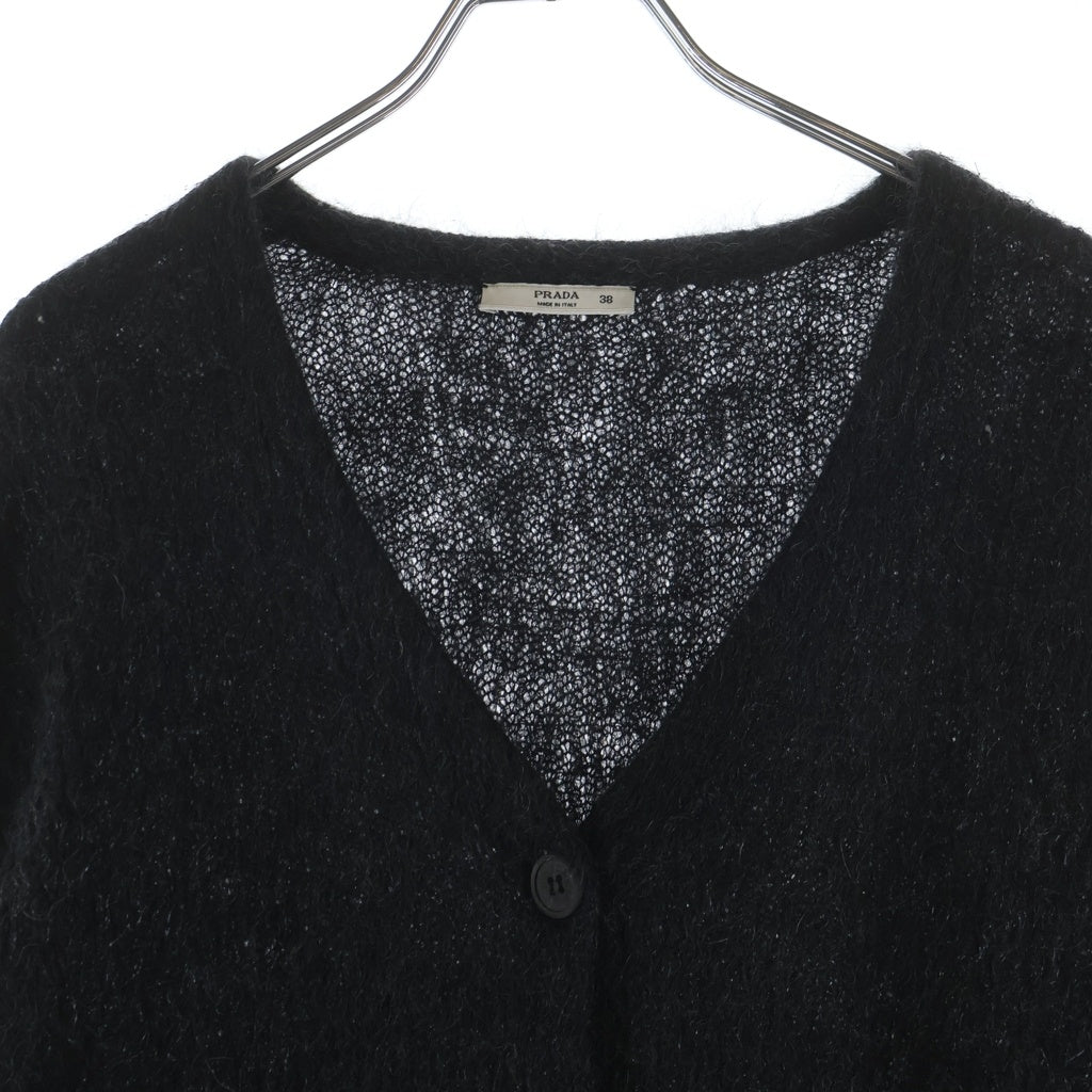 PRADA(プラダ) モヘアカーディガン ブラック #38 レディース