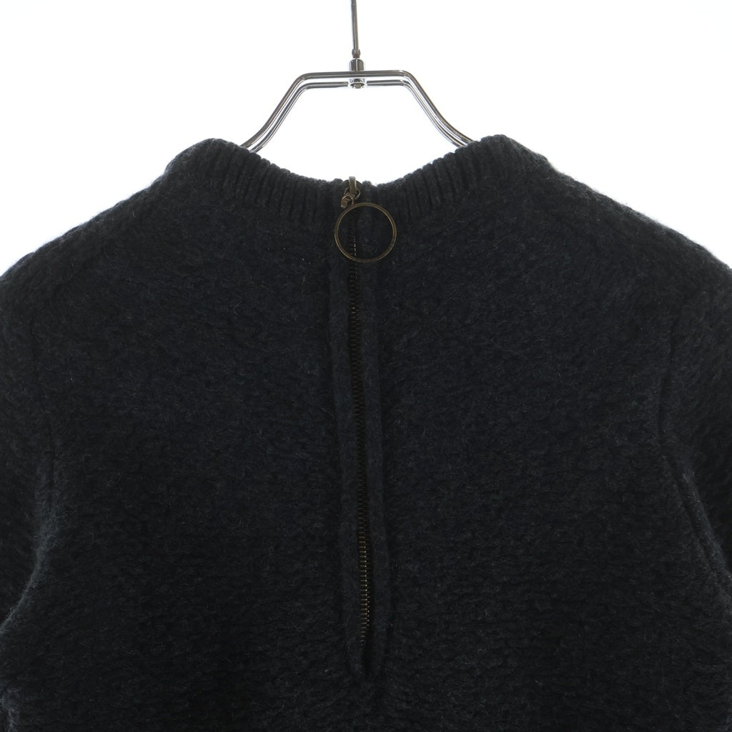 LOUIS VUITTON(ルイヴィトン) ハーフジップニット グレー #M レディース