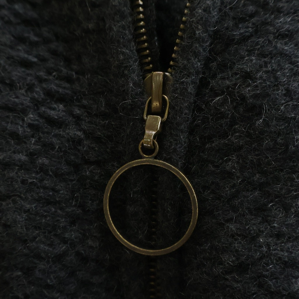 LOUIS VUITTON(ルイヴィトン) ハーフジップニット グレー #M レディース
