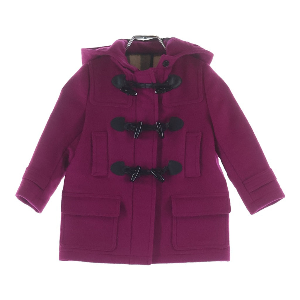 BURBERRY(バーバリー) ウールダッフルコート パープル 4Yキッズ 3770286
