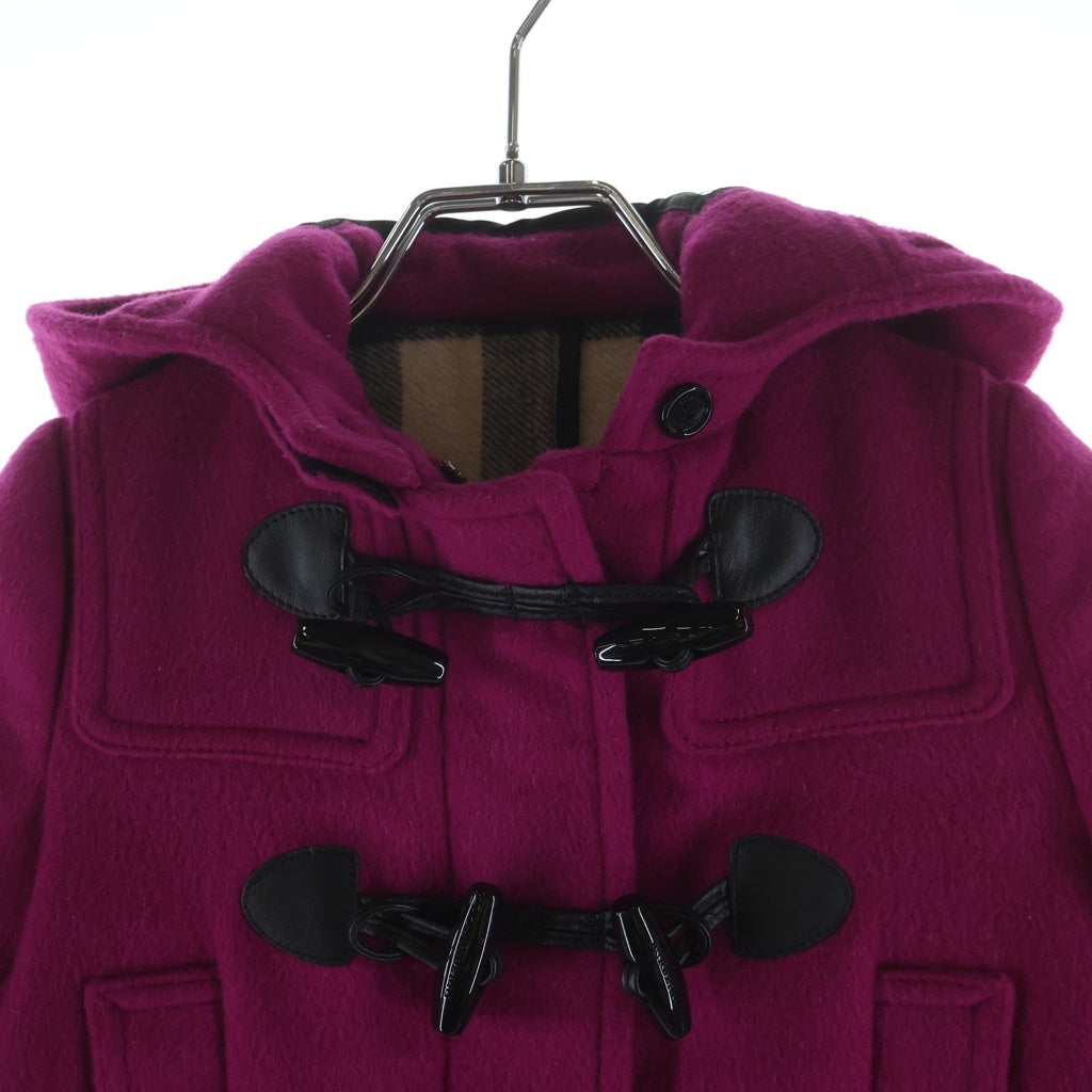 BURBERRY(バーバリー) ウールダッフルコート パープル 4Yキッズ 3770286